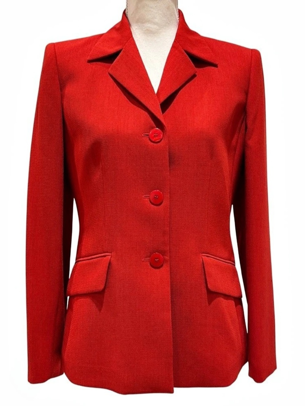 Kasper Red Blazer Size 4 - Like New